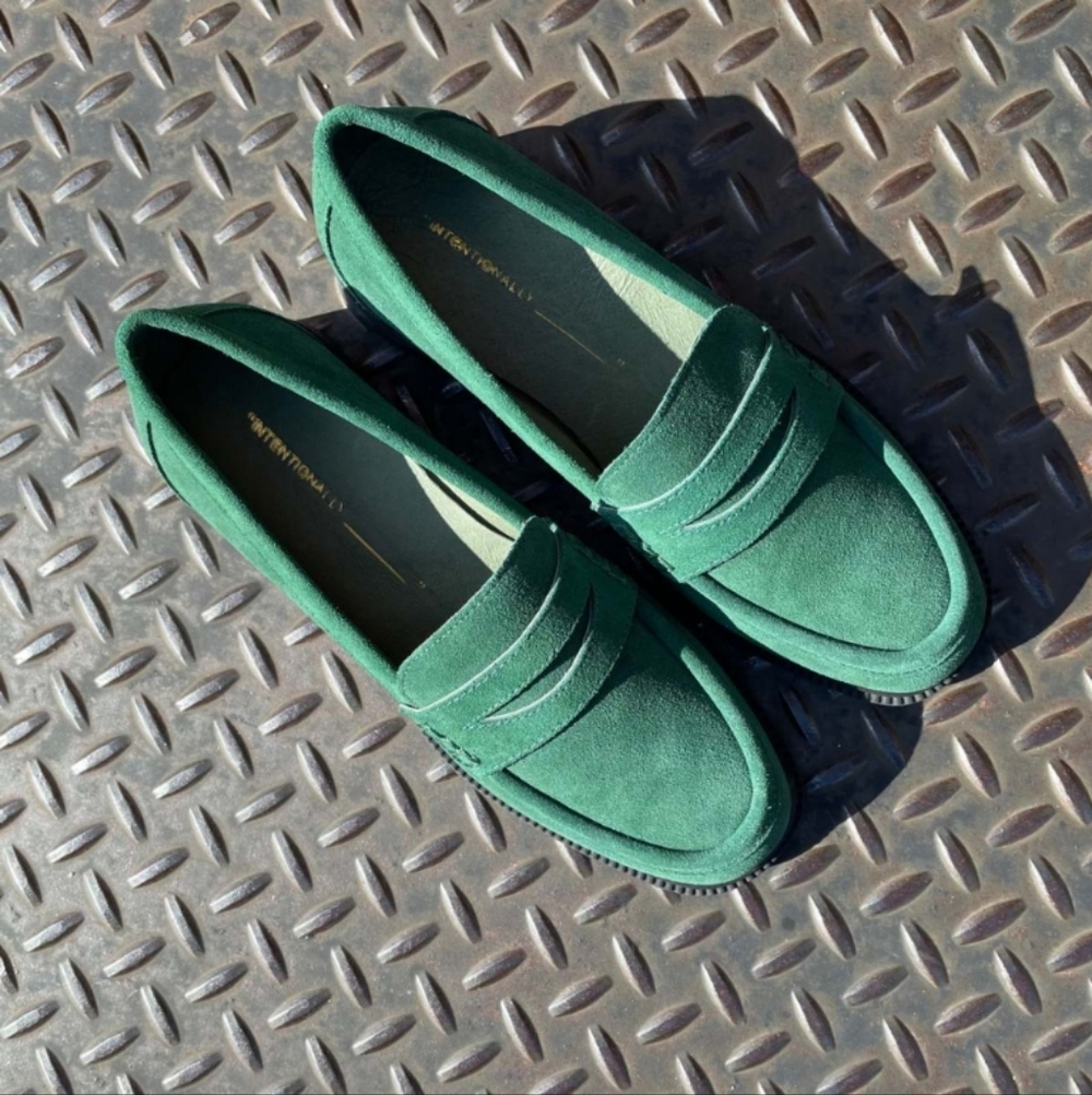 Intentionally Blank Marblehead Suede Loafers